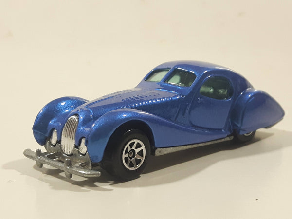 1995 Hot Wheels Pearl Driver Talbot Lago Metalflake Blue Die Cast Toy Car Vehicle