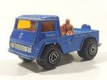 Vintage Majorette Explorateur Volvo Laplander No. 260 1/59 Scale Blue Gold Die Cast Toy Car Vehicle