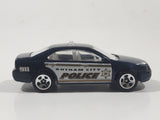 2015 Hot Wheels Batman Ford Fusion Gotham City Police Metalflake Dark Blue Die Cast Toy Car Cop Law Enforcement Vehicle