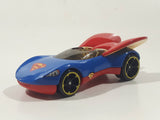 2018 Hot Wheels DC Universe Character Cars Supergirl Blue Die Cast Toy Car Vehicle