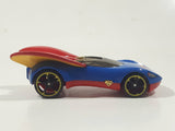 2018 Hot Wheels DC Universe Character Cars Supergirl Blue Die Cast Toy Car Vehicle