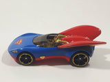 2018 Hot Wheels DC Universe Character Cars Supergirl Blue Die Cast Toy Car Vehicle