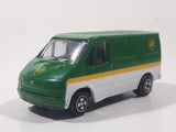 1994 Hot Wheels Auto City Corgi Transit Van Casting BP Green and White Die Cast Toy Car Vehicle