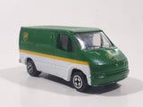 1994 Hot Wheels Auto City Corgi Transit Van Casting BP Green and White Die Cast Toy Car Vehicle