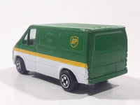 1994 Hot Wheels Auto City Corgi Transit Van Casting BP Green and White Die Cast Toy Car Vehicle