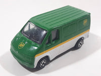 1994 Hot Wheels Auto City Corgi Transit Van Casting BP Green and White Die Cast Toy Car Vehicle