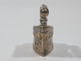 Vintage Miniature Dollhouse Sized 1 1/4" Long Brass Sad Iron 576176