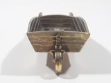 Vintage Miniature Dollhouse Sized 3 3/8" Long Brass Wheelbarrow 756157 Made in England