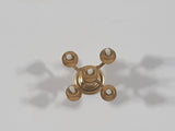 Vintage Miniature Dollhouse Sized 2" Tall Candle Stick Holder