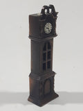 Vintage Miniature Grandfather Clock Metal Pencil Sharpener Doll House Furniture Size