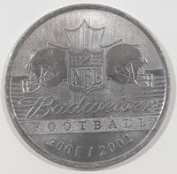 2001 2002 Budweiser NFL Football Super Bowl World Champions Baltimore Ravens XXXV 1 3/8" Diameter Metal Coin Token