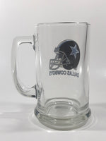 Dallas Cowboys NFL Football Team 5 1/2" Tall Clear Glass Beer Mug