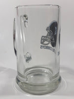 Dallas Cowboys NFL Football Team 5 1/2" Tall Clear Glass Beer Mug