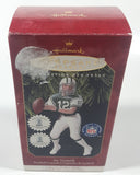 1997 Hallmark Keepsake Ornament NFL Football Legends Collector Series Joe Namath #12 New York Jets 4 1/2" Tall New in Box