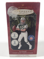 1997 Hallmark Keepsake Ornament NFL Football Legends Collector Series Joe Namath #12 New York Jets 4 1/2" Tall New in Box