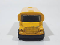 1998 Hot Wheels Mixed Signals School Bus Yellow Die Cast Toy Car Vehicle