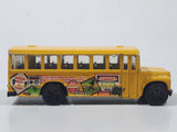 1998 Hot Wheels Mixed Signals School Bus Yellow Die Cast Toy Car Vehicle