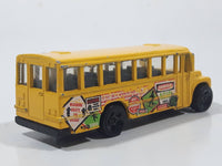 1998 Hot Wheels Mixed Signals School Bus Yellow Die Cast Toy Car Vehicle