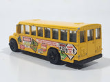 1998 Hot Wheels Mixed Signals School Bus Yellow Die Cast Toy Car Vehicle