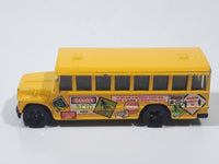 1998 Hot Wheels Mixed Signals School Bus Yellow Die Cast Toy Car Vehicle