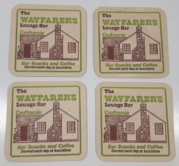 The Wayfarer's Lounge Bar Croftamie Paper Beverage Drink Coaster Set of 4