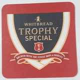 Whitebread Trophy Special Brewed With The Finest Hops & Barley Paper Beverage Drink Coaster