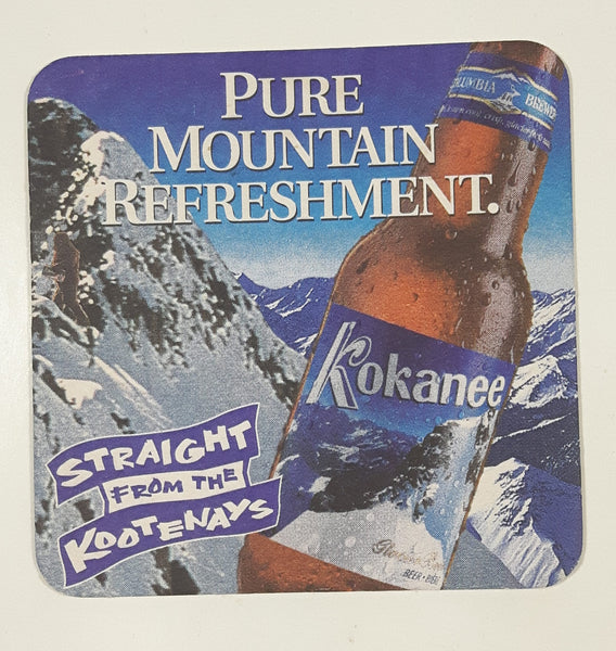 Kokanee Straight From The Kootenays Pure Mountain Refreshment Paper Beverage Drink Coaster