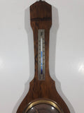 Vintage Tradition Brand Thermometer Barometer Wood Cased Banjo Style Weather Station 54058 Made in Japan