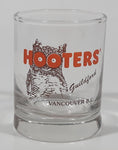 Hooters Guildford Vancouver B.C. 2 1/2" Tall Clear Shot Glass Shooter