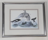 Sue Coleman "The Orca" Painting 4 1/2" x 6 1/2" Art Print in 8 1/2" x 10 1/4" Metal Frame