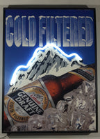 Labatt Genuine Draft Naturally Aged Cold Filtered Beer 18" x 24" Neon Sign