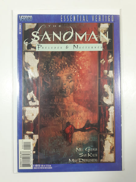 1996 DC Comics Vertigo The Sandman Preludes & Nocturnes #4 Comic Book On Board in Bag