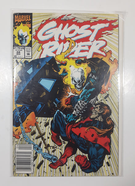 1992 Marvel Comics Ghost Rider #24 Comic Book On Board in Bag