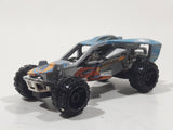 2014 Hot Wheels Off-Road Team Hot Wheels Corkscrew Buggy Silver Die Cast Toy Car Vehicle