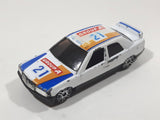 Yatming Mercedes-Benz 190 E 16 Valve Group A #21 No. 821 White Die Cast Toy Car Vehicle