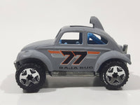 2005 Hot Wheels Baja Bug Volkswagen VW Beetle Flat Grey Die Cast Toy Car Vehicle