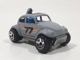 2005 Hot Wheels Baja Bug Volkswagen VW Beetle Flat Grey Die Cast Toy Car Vehicle