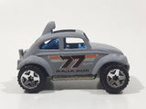 2005 Hot Wheels Baja Bug Volkswagen VW Beetle Flat Grey Die Cast Toy Car Vehicle