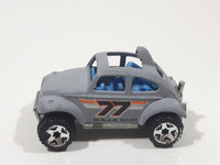 2005 Hot Wheels Baja Bug Volkswagen VW Beetle Flat Grey Die Cast Toy Car Vehicle