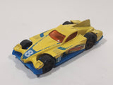 2014 Hot Wheels HW Race: Thrill Racers Formul8r Yellow Die Cast Toy Car Vehicle