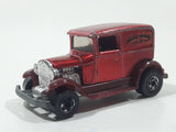 1981 Hot Wheels A-OK 'Early Times Delivery' Metalflake Red Die Cast Toy Car Vehicle