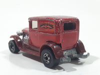 1981 Hot Wheels A-OK 'Early Times Delivery' Metalflake Red Die Cast Toy Car Vehicle