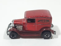 1981 Hot Wheels A-OK 'Early Times Delivery' Metalflake Red Die Cast Toy Car Vehicle