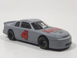 1998 Hot Wheels Pro Racing NASCAR #4 Sterling Marlin Kodak Gold Film Flat Grey Die Cast Toy Race Car Vehicle