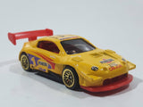 1998 Hot Wheels First Editions Pikes Peak Celica Pennzoil Express Lube 1 No Fear Yellow Die Cast Toy Race Car Vehicle