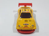 1998 Hot Wheels First Editions Pikes Peak Celica Pennzoil Express Lube 1 No Fear Yellow Die Cast Toy Race Car Vehicle