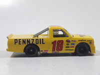 1997 Racing Champions NASCAR Special Edition #18 Johnny Benson Pennzoil Chevy Pickup Truck Yellow Die Cast Toy Race Car Vehicle