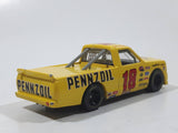 1997 Racing Champions NASCAR Special Edition #18 Johnny Benson Pennzoil Chevy Pickup Truck Yellow Die Cast Toy Race Car Vehicle