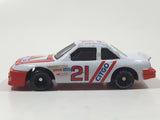 1993 Racing Champions Premier Edition NASCAR #21 Morgan Shepherd Citgo Ford Thunderbird White and Orange Die Cast Race Car Vehicle