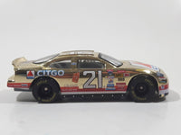 1996 Racing Champions NASCAR #21 Michael Waltrip Citgo Ford Thunderbird Gold Chrome Die Cast Toy Race Car Vehicle